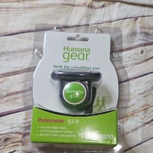Humana Gear g1.0 Pedometer, Counts Steps‎ Daily Tracks Progress Walk Run Jog